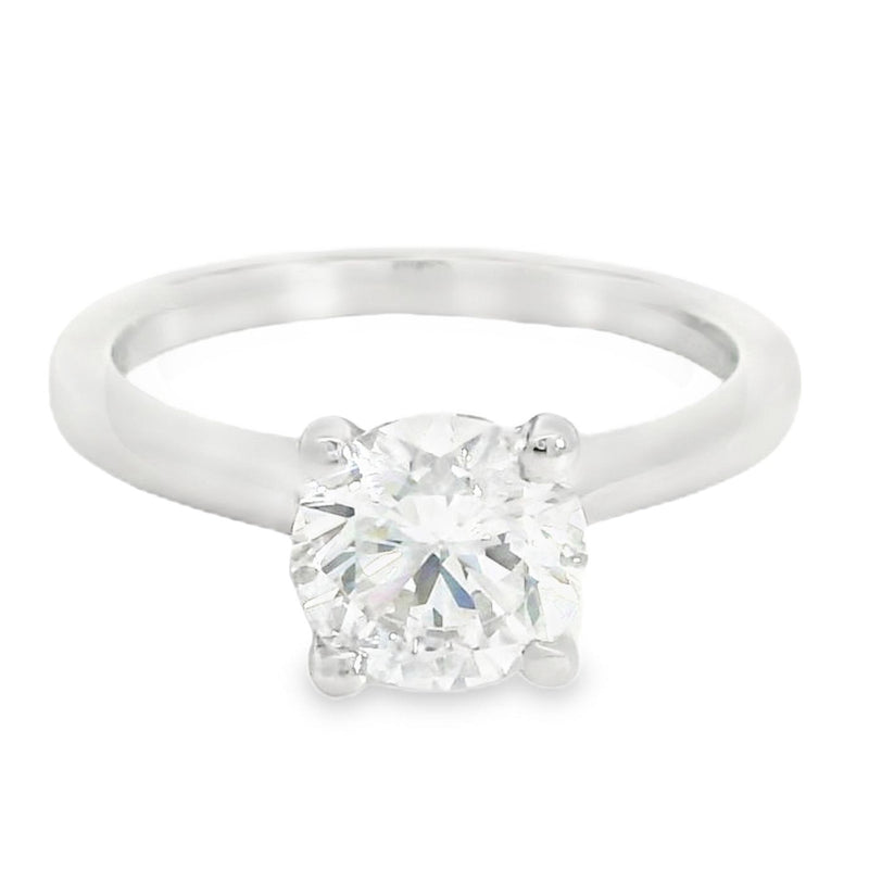 Platinum Laboratory Grown Diamond 1.58ct Brilliant Cut Solitaire Ring