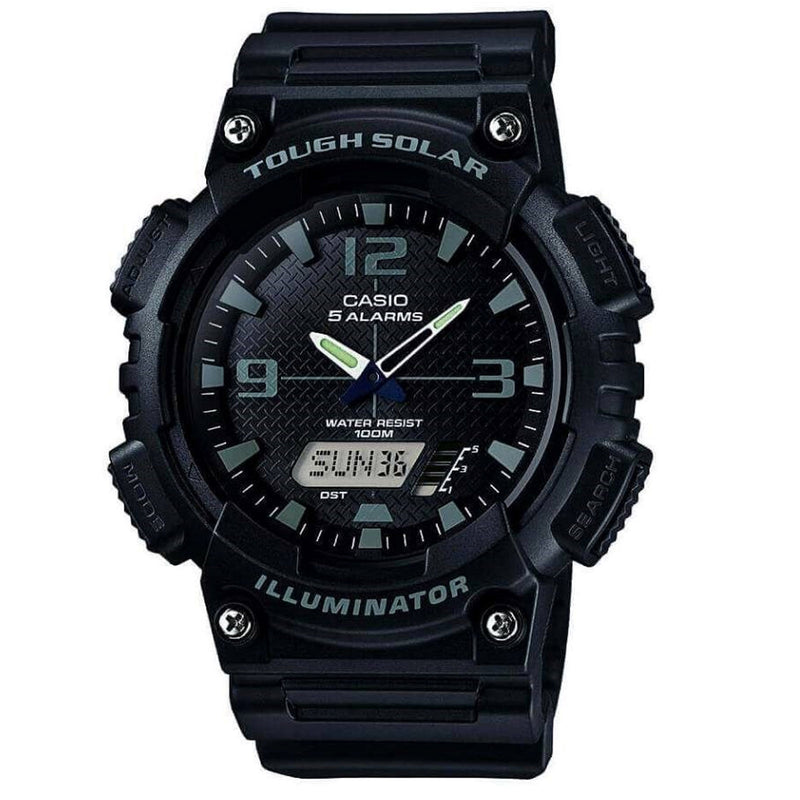 Casio Gents Black Dual Display Solar Powered Digital Chronograph Watch AQ-S810W-1A2VEF