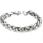 Fred Bennett Stainless Steel Twisted Link Bracelet B5057