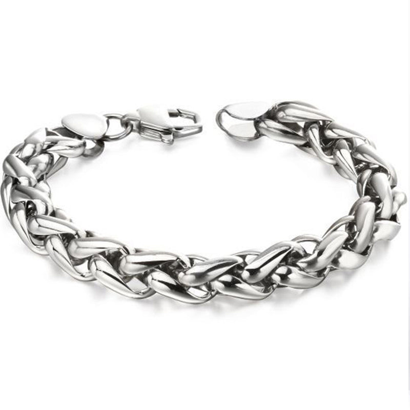 Fred Bennett Stainless Steel Twisted Link Bracelet B5057