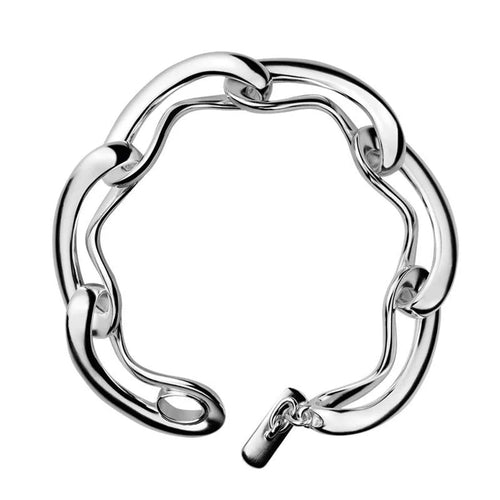 GEORG JENSEN SILVER INFINITY BRACELET 3530829