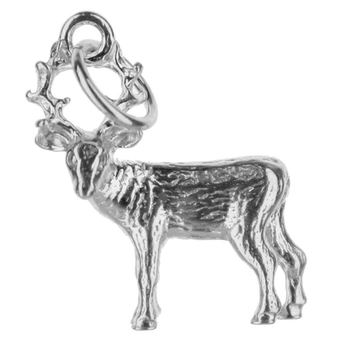 SIL STAG CHARM