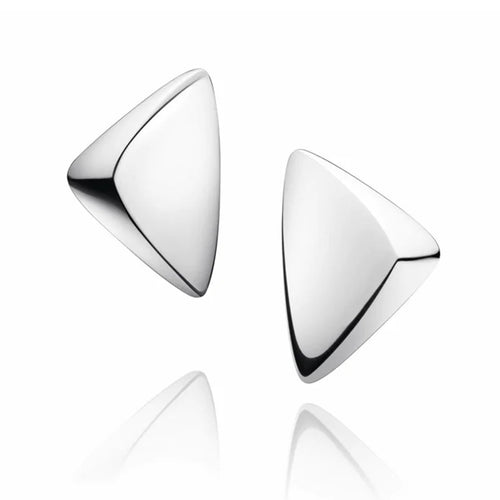 GEORG JENSEN SILVER PEAK CLIPS STUD EARRINGS