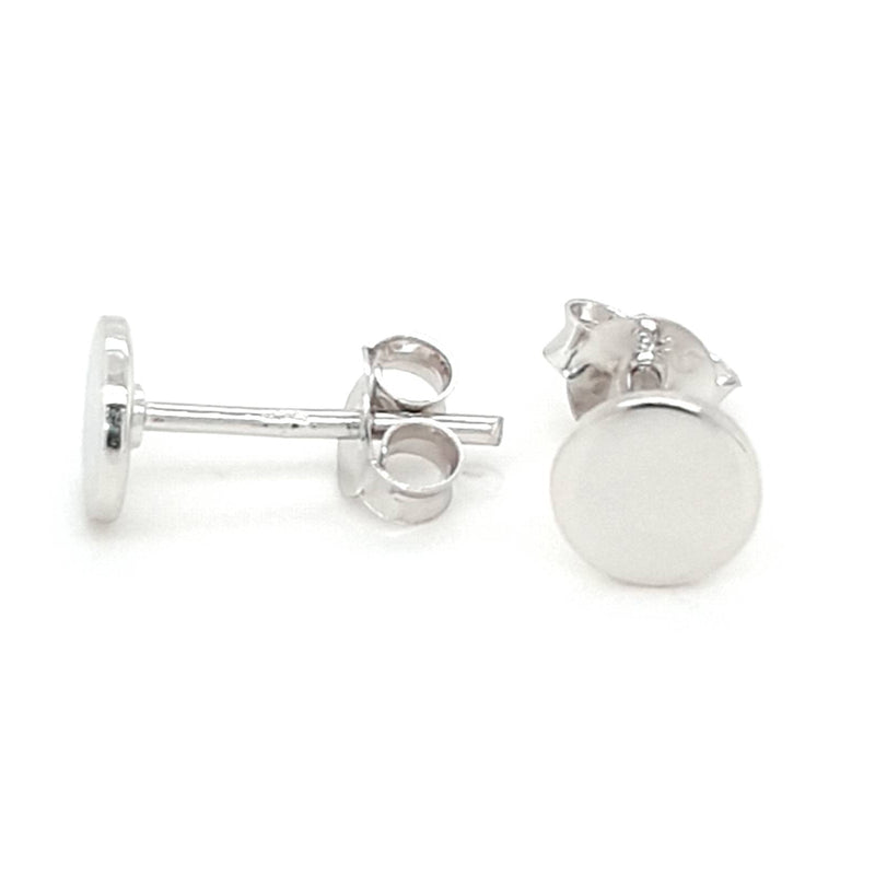 SIL 6MM PLAIN DISC STUD