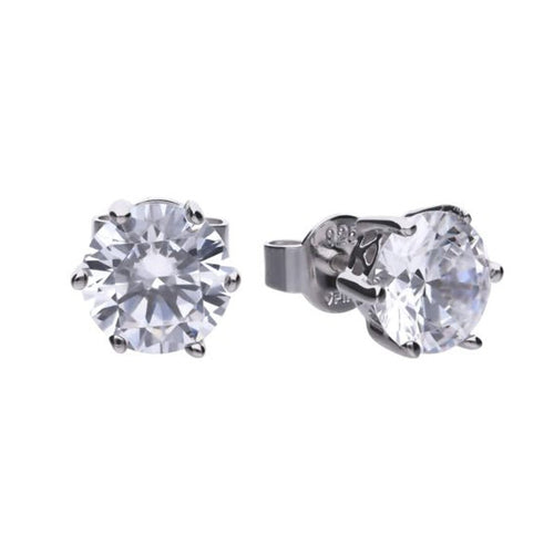 DF SIL CZ 1.50CT SOLITAIRE STUD