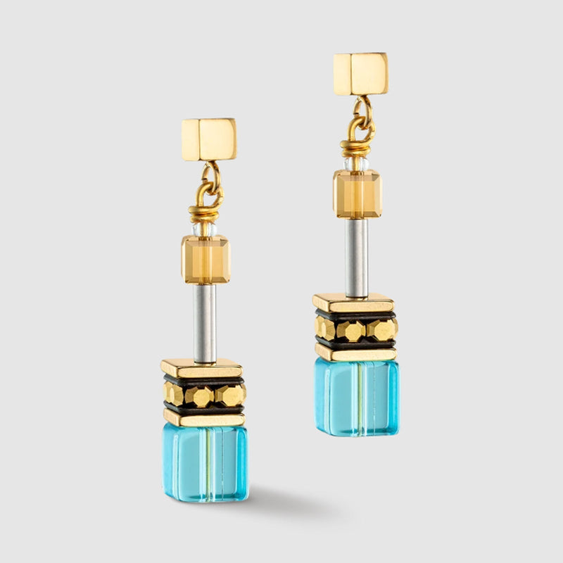 CDL TURQUOISE - GOLD EARRINGS