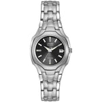 Citizen Ladies Super Titanium Black Dial Eco-Drive Bracelet Watch  EW1400-53H