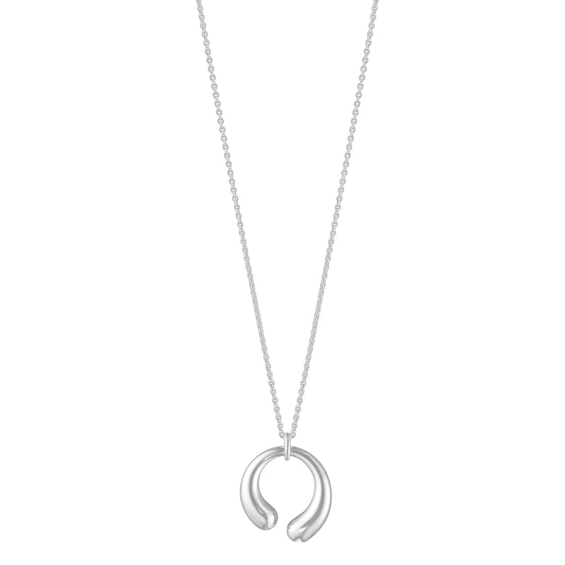 GEORG JENSEN SILVER MERCY MEDIUM NECKLACE