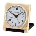 Seiko Gold Folding Travel Alarm Clock QHT015G