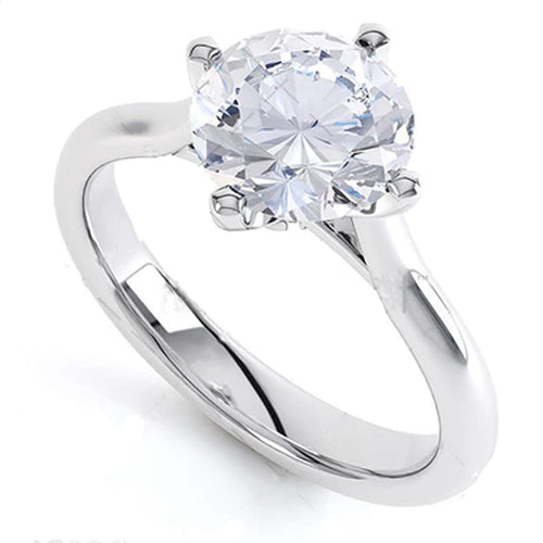 PLT DIAMOND 0.50CT DSI 4 CLAW SET SOLITAIRE RING