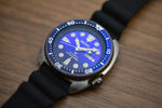 Seiko Gents Prospex Turtle Save The Ocean Blue dial Automatic Watch SRPC91K1