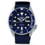 Seiko Gents 5 Sports Blue Dial & Fabric Strap Automatic Watch SRPD51K2