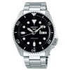 Seiko Gents 5 Sports Automatic Black Dial Bracelet Watch SRPD55K1