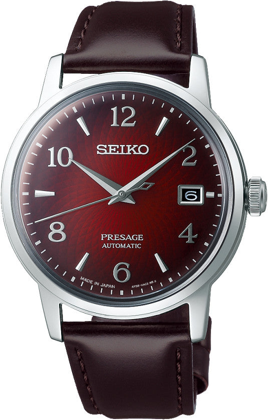 SEIKO PRESAGE COCKTAIL TIME RED DIAL SRPE41J1