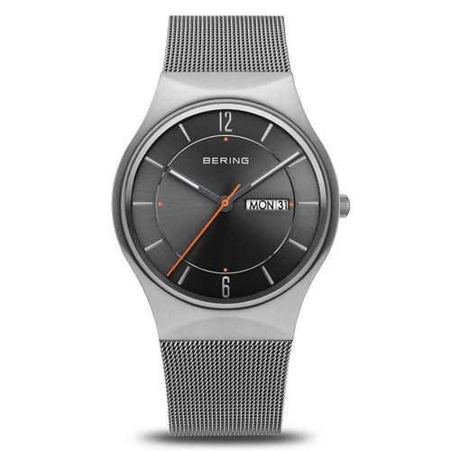 BERING GREY DIAL DAY/DATE 11938-007DD - Supplied By: WR Bullen Norwich