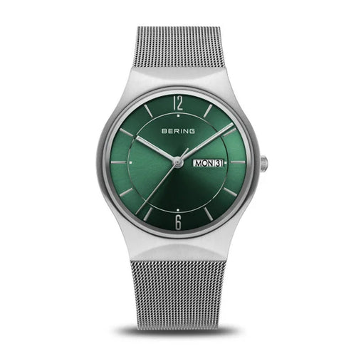 BERING CLASSIC GREEN DIAL 11938-008DD - Supplied By: WR Bullen Norwich