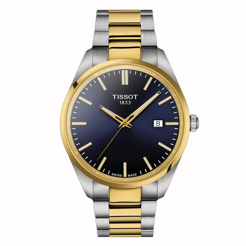 TISSOT PR 100 BI COLOUR BLUE DIAL T150.410.22.041.00 - Supplied By: WR Bullen Norwich