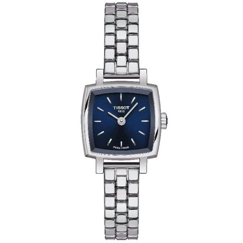 TISSOT LOVELY SQUARE BLUE DIAL T058.109.11.041.01 - Supplied By: WR Bullen Norwich