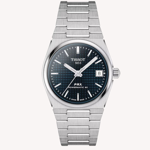 TISSOT PRX PMATIC 80 BLU DIAL 35MM T1372071104100 - Supplied By: WR Bullen Norwich