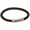 Fred Bennett Black Woven Suede Bracelet B5138